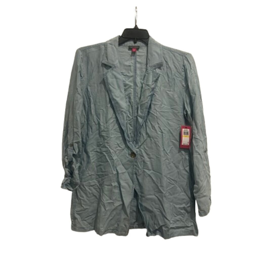 Vince Camuto "Denim" Button Top Women’s Size M